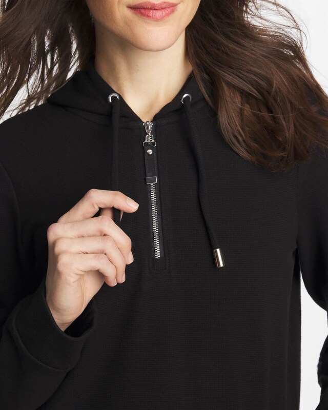 Zenergy Soft Waffle Hooded Top - image 4